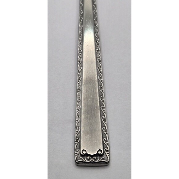 Watertown Stainless Steel Japan Serving Spoon Flatware VTG MCM - Picture 2 of 5